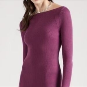 Abercrombie & Fitch Plum Long Sleeve Dress